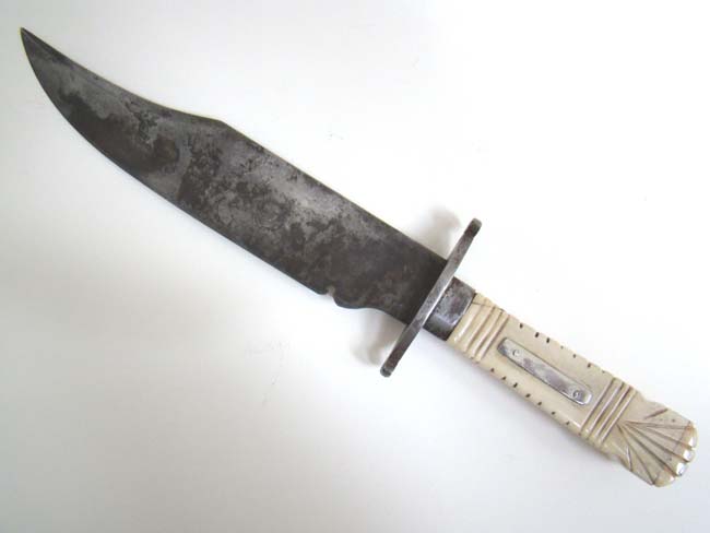 An 1840's Mexican War era Bowie Knife resembling the work of noted maker Enoch Drabble